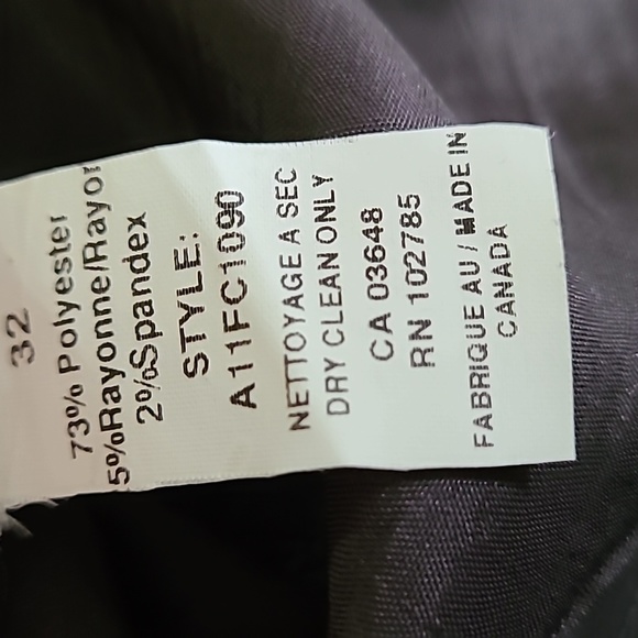 FEMME grey work dress size32/usa size 2 - Picture 3 of 3